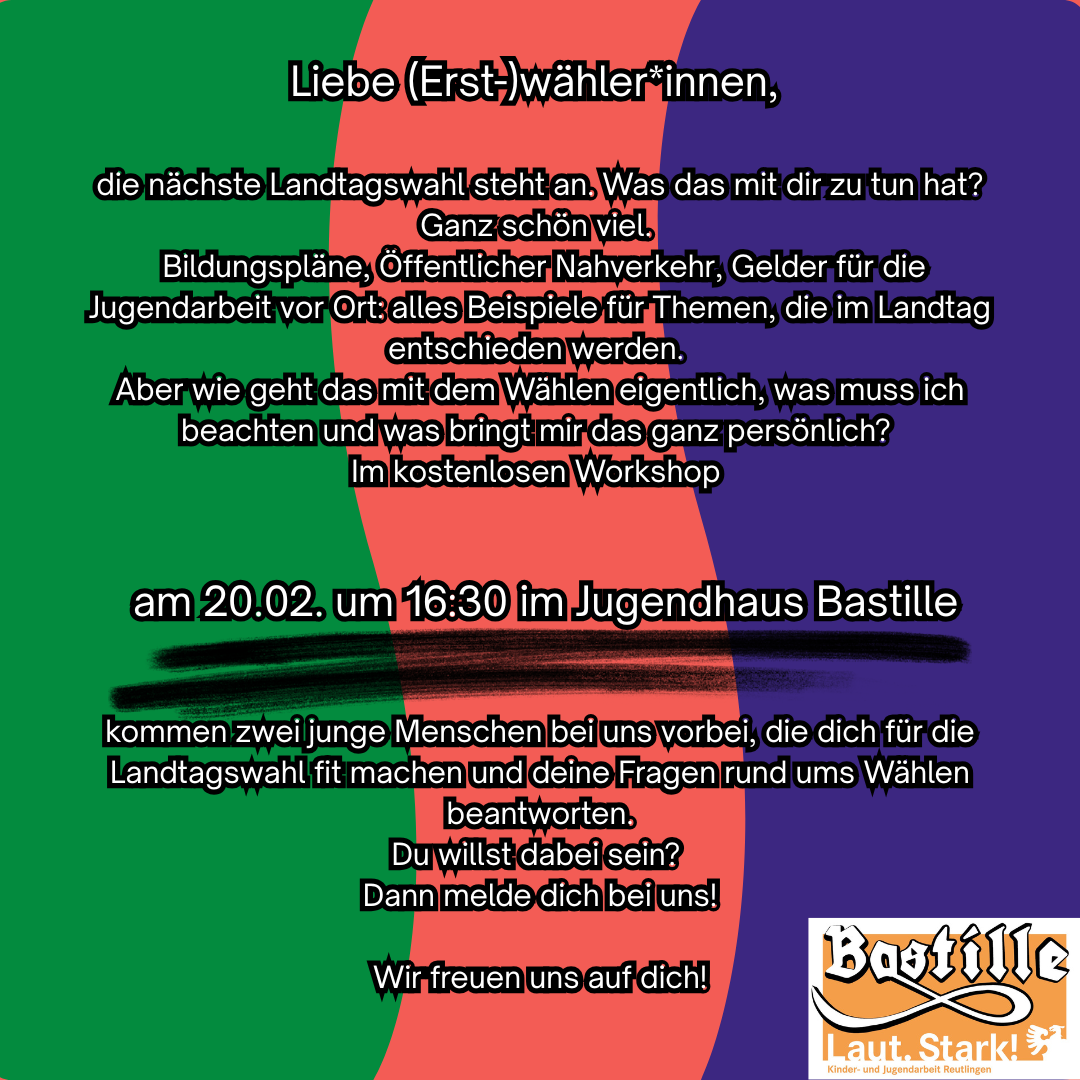 Workshop zur Landtagswahl